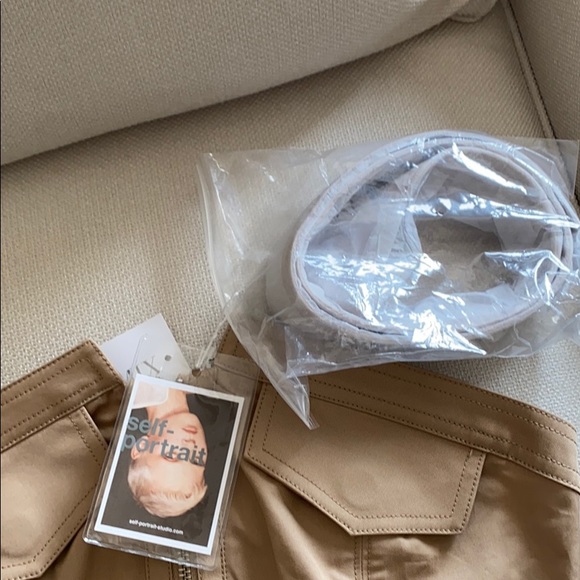 My Self Portrait. Strapless Canvas top! - Picture 10 of 12